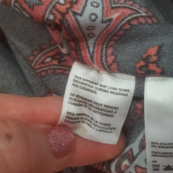 Women's Andrew and Charles Multi-colored Blouse Size S - Picture 6 of 6